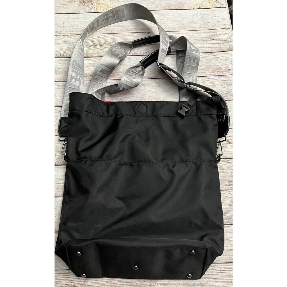 LIFETIME Gym Bag Drop Handles Detachable Adjustable Strap Interior Mat Tether